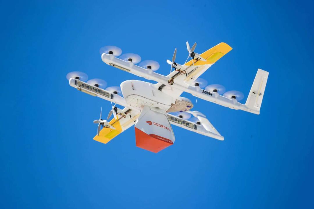 DoorDash and Wing Initiate a Pilot Program for Drone Delivery in the United States.