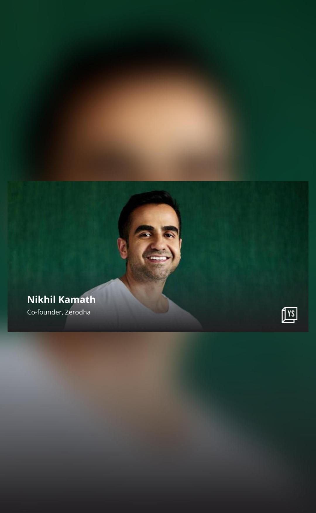 Zerodha’s Nikhil Kamath unveils WTFund for young entrepreneurs