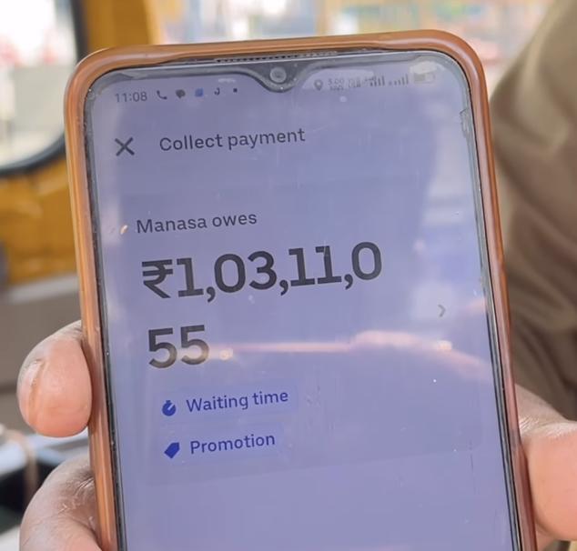Couple gets ₹1-crore bill for 10-km Uber Auto ride in Bengaluru