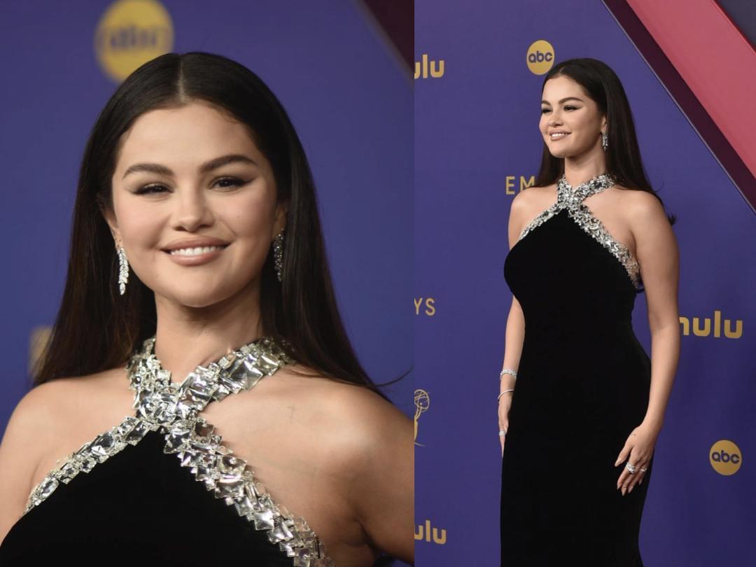 Selena Gomez wears gown with 600 diamond-cut crystals to Emmys