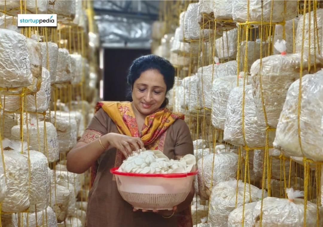 Kerala couple earns ₹90 lakh per year selling mushrooms