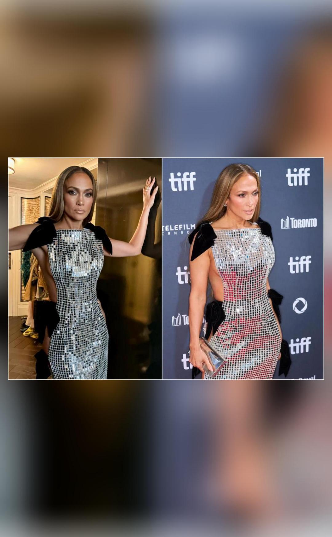 Jennifer Lopez wears gown at TIFF, fans call it 'revenge dress'