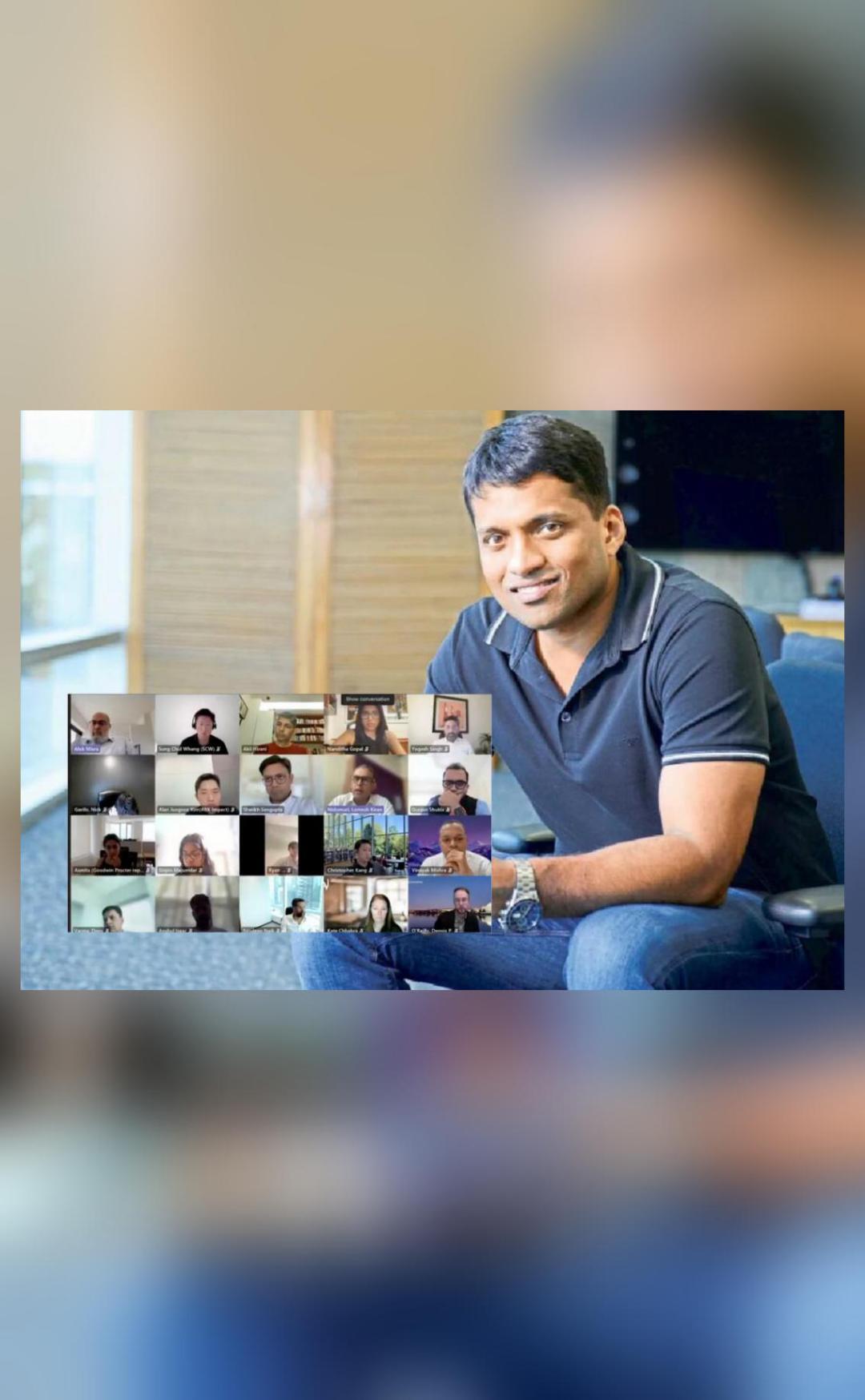 Byju Raveendran shares video claiming to show BYJU'S shareholders conspiring against him