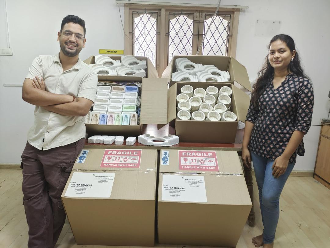 Roha Biotech makes eco-packaging from mushrooms in India