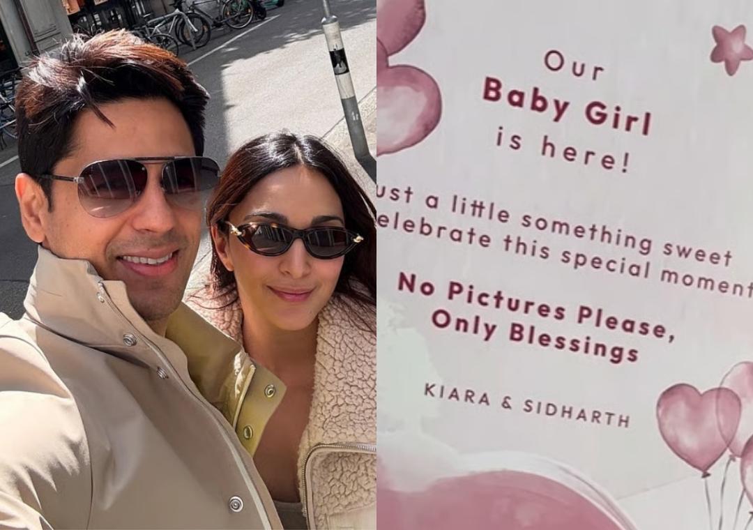 Kiara, Sidharth request paparazzi not to click newborn baby's photos