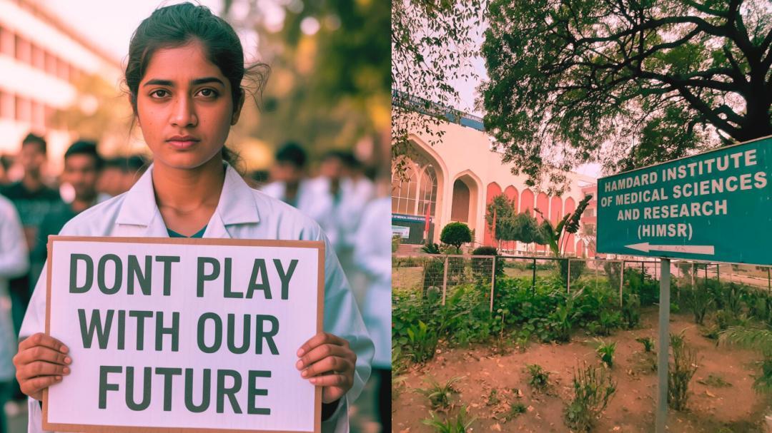 Jamia Hamdard University and HIMSR feud leaves students stranded