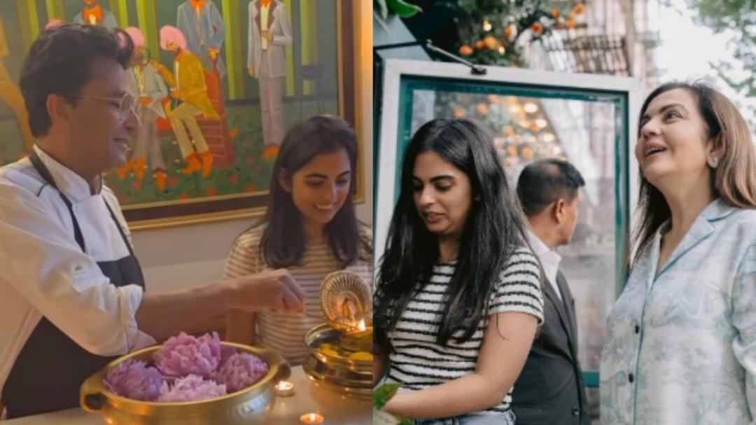 Nita, Isha Ambani visit chef Vikas Khanna's NYC Restaurant 