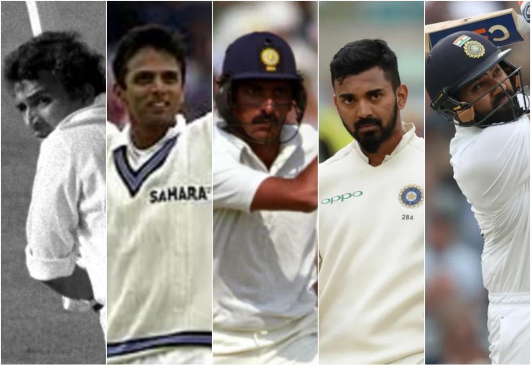 Which Indian players have scored hundred in Tests at Oval?