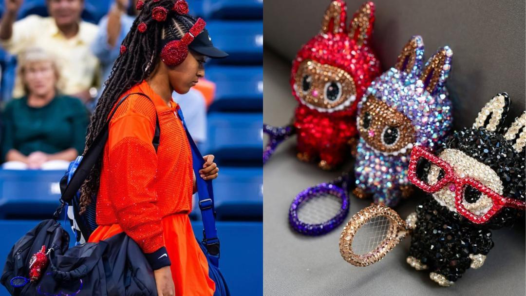 Who designed Naomi Osaka's custom Labubus for US Open 2025?
