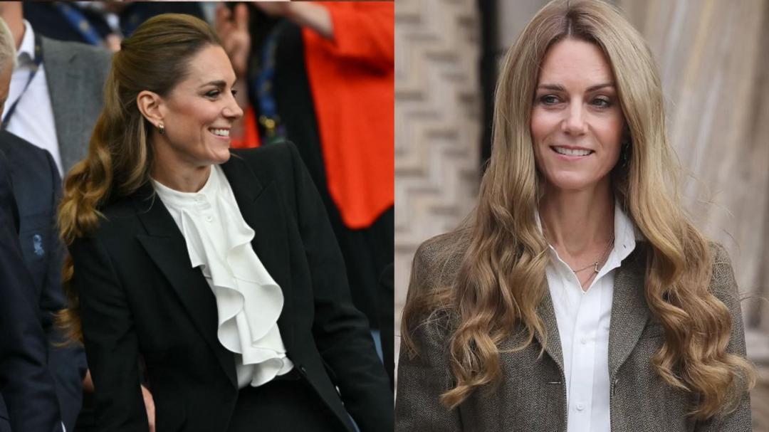 Kate Middleton returns to brunette look after backlash