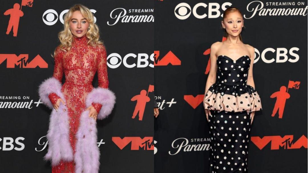 Sabrina Carpenter, Ariana Grande shine at VMAs 2025 red carpet