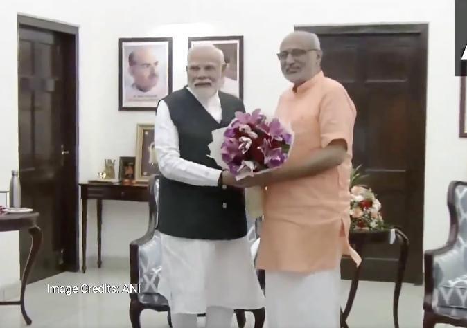 PM Modi meets Vice President-elect CP Radhakrishnan