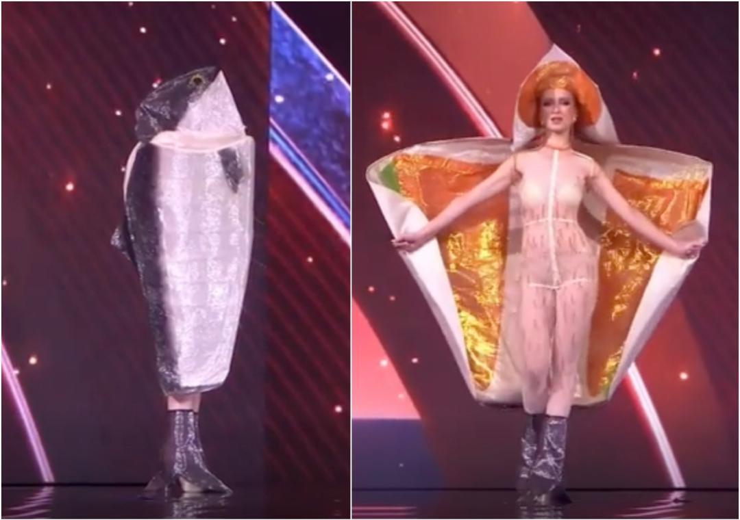Video shows Miss Norway dressed up as salmon at Miss Universe
