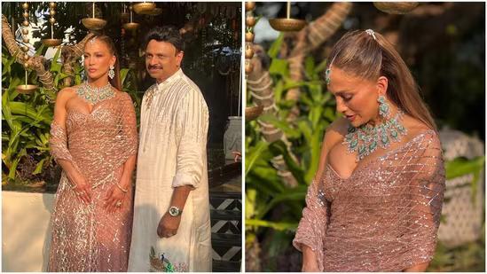 Jennifer Lopez wears Manish Malhotra saree at Netra's wedding