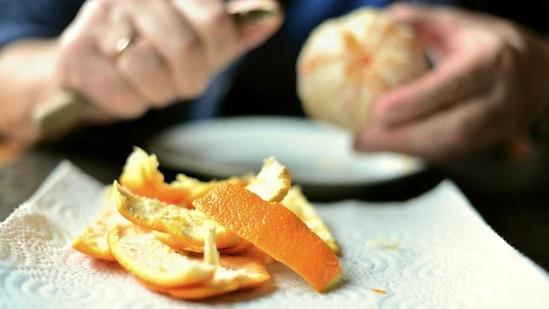 Why shouldn't people throw away the orange pith? 