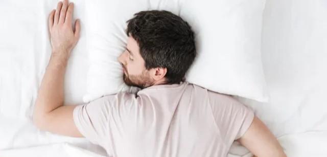 What happens when one sleeps on their stomach?