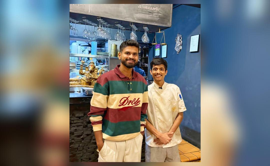 Shreyas Iyer makes first public appearance after near-fatal injury