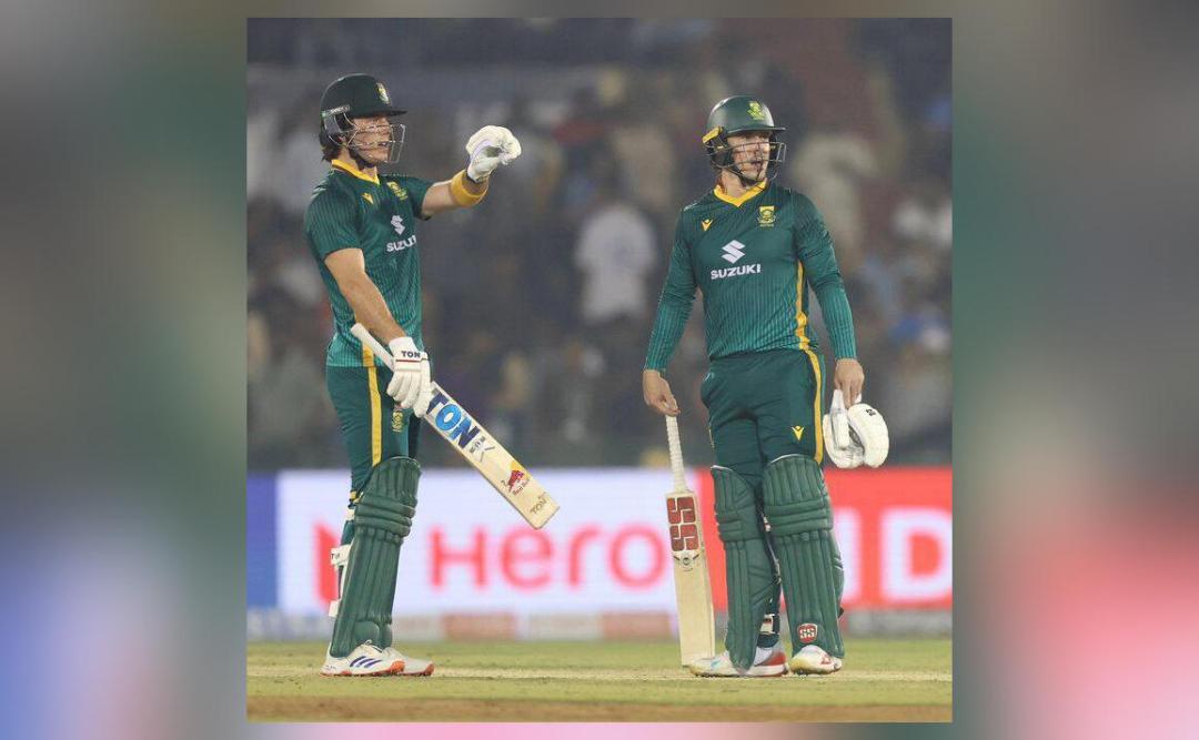 India lose a home ODI for 1st time in 2025 as SA record joint-biggest chase against them