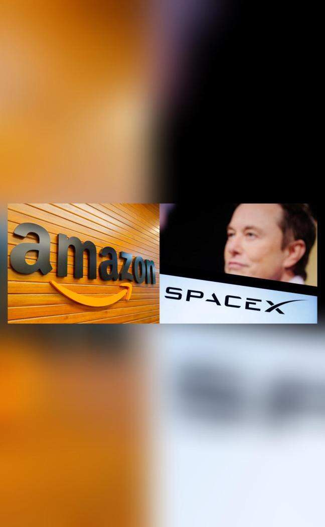 Amazon chooses rival SpaceX to launch internet satellites