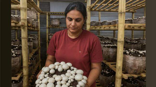 Woman entrepreneur boosts rural empowerment via mushroom farming