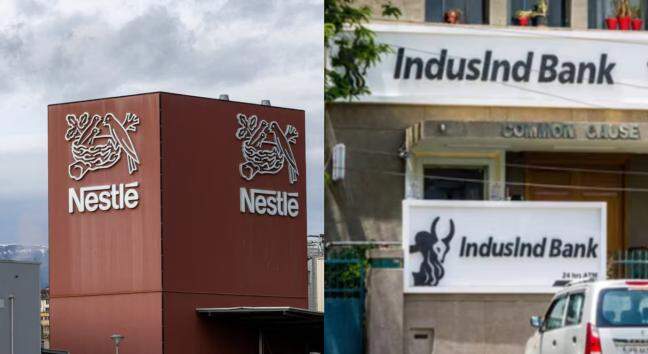 Nestle and IndusInd Bank removed from Sensex: Report
