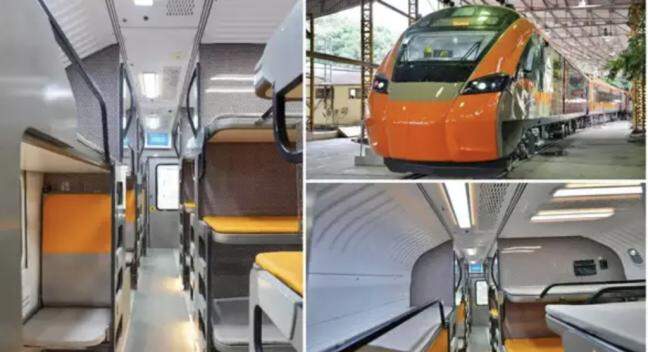 1st rake of Vande Bharat Sleeper train is ready