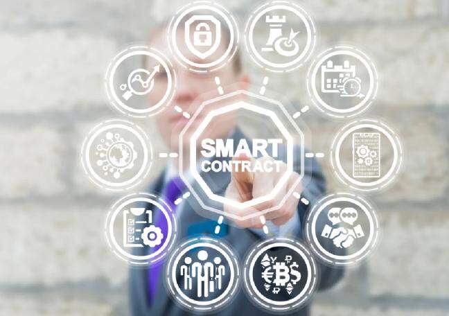 How do smart contracts automate trust in transactions?