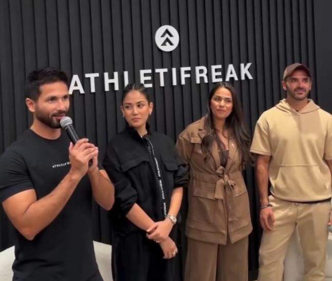 Shahid, Mira join as investor in Athletifreak's 1st Indian store