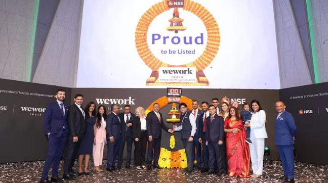 WeWork India shares end 3% lower than issue price in market debut