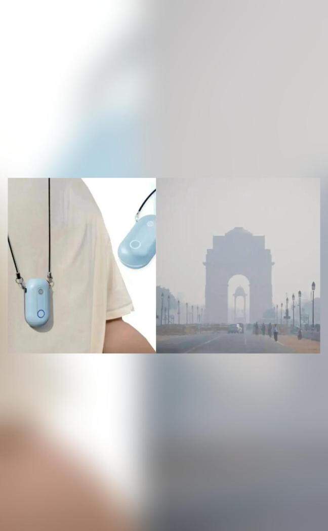 Indian startup's wearable air purifier sees spike in demand amid Delhi's air pollution