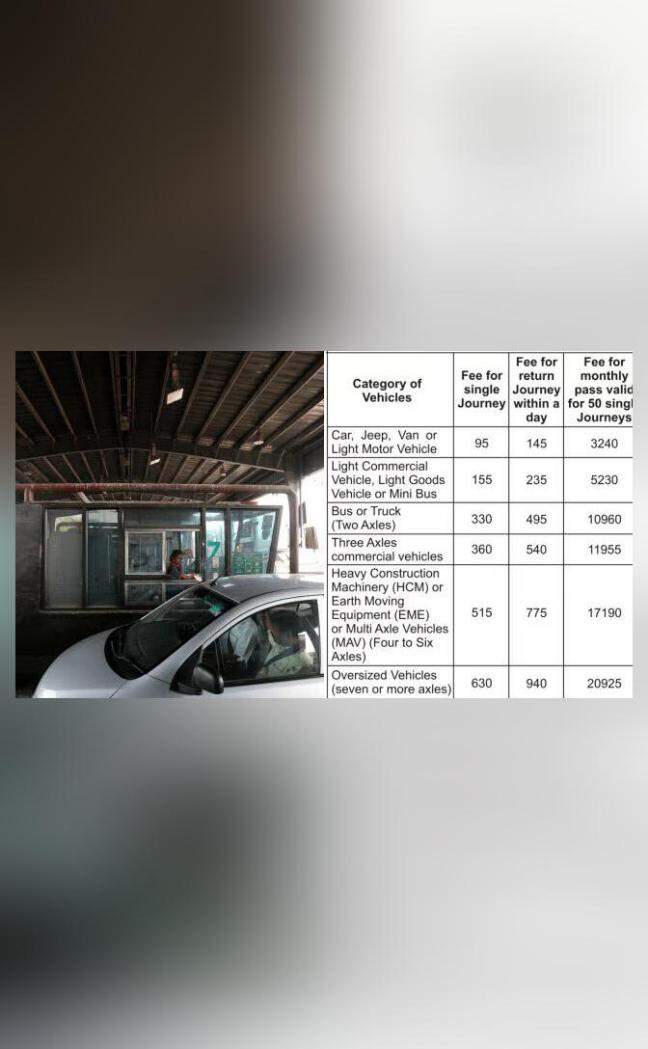Toll rates hiked at Kherki Daula plaza in Haryana