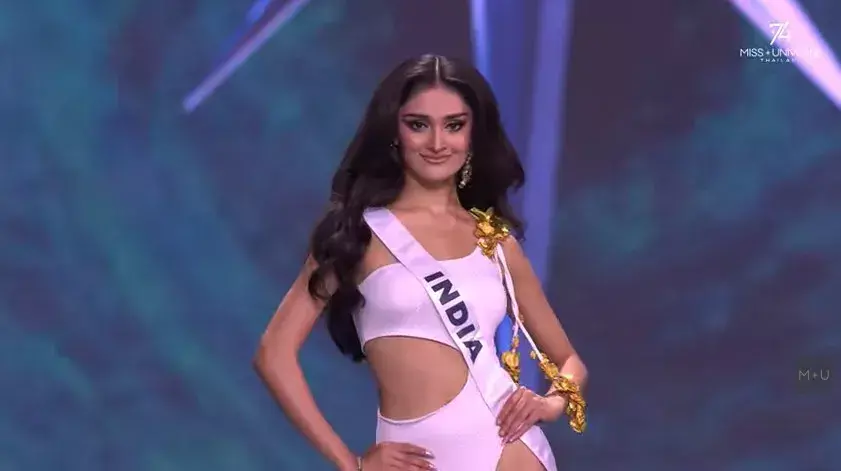 India's Manika Vishwakarma out of Miss Universe 2025 title race in swimsuit round