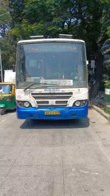 Slow moving traffic due to a BMTC bus offroad in between Tavarekere junction to check post, it will be removed shortly.